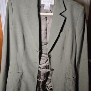 Jones New York Women's Olive Blazer